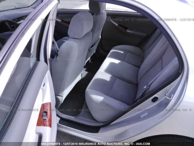 1NXBR32E07Z840755 - 2007 TOYOTA COROLLA CE/LE/S SILVER photo 8