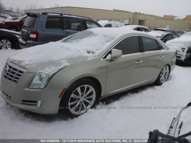 2G61P5S35D9214808 - 2013 CADILLAC XTS LUXURY COLLECTION TAN photo 2