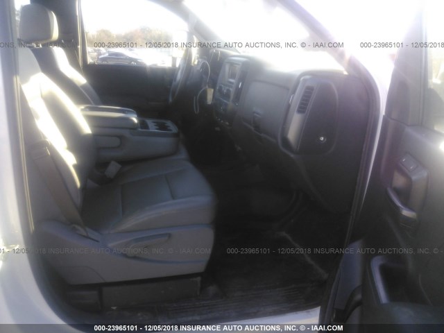 1GB0CUEG9FZ106962 - 2015 CHEVROLET SILVERADO WHITE photo 5