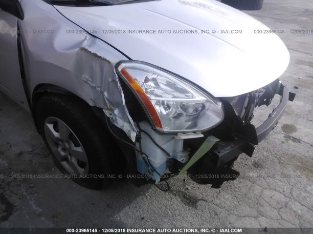 JN8AS5MV7DW656544 - 2013 NISSAN ROGUE S/SV SILVER photo 6