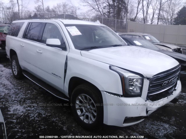 1GKS1GKC6JR316848 - 2018 GMC YUKON XL C1500 SLT WHITE photo 1