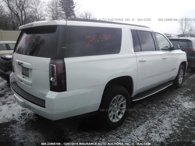 1GKS1GKC6JR316848 - 2018 GMC YUKON XL C1500 SLT WHITE photo 4