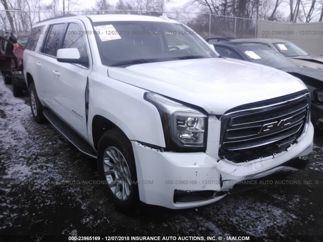 1GKS1GKC6JR316848 - 2018 GMC YUKON XL C1500 SLT WHITE photo 6