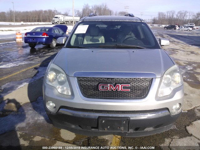 1GKER33738J225755 - 2008 GMC ACADIA SLT-2 SILVER photo 6