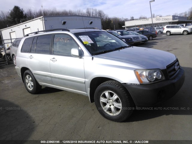 JTEGF21A520065697 - 2002 TOYOTA HIGHLANDER LIMITED SILVER photo 1