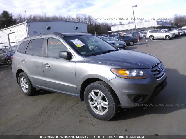 5XYZGDAB4BG032800 - 2011 HYUNDAI SANTA FE GLS GRAY photo 1