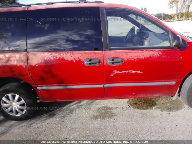 2B4FP2535XR272836 - 1999 DODGE CARAVAN RED photo 6