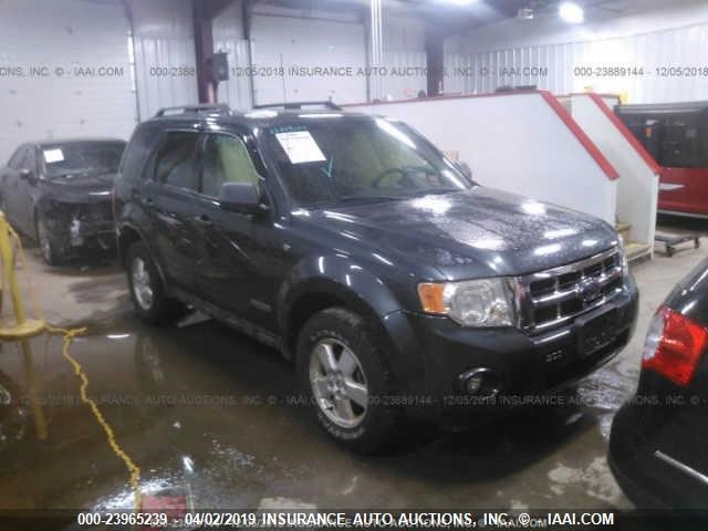 1FMCU931X8KA83443 - 2008 FORD ESCAPE XLT GRAY photo 1