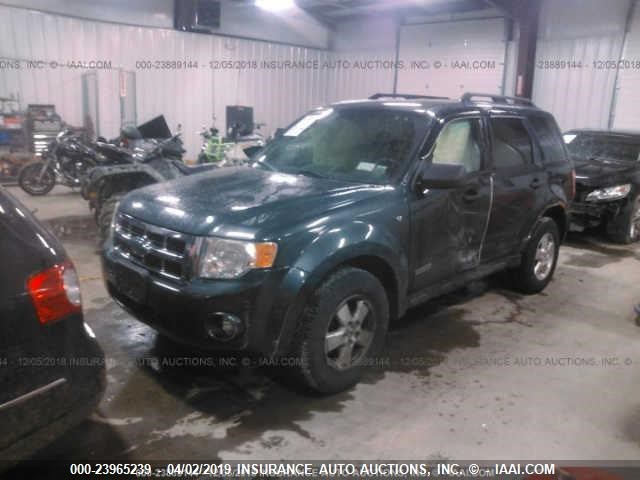 1FMCU931X8KA83443 - 2008 FORD ESCAPE XLT GRAY photo 2