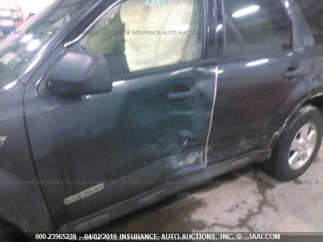 1FMCU931X8KA83443 - 2008 FORD ESCAPE XLT GRAY photo 6