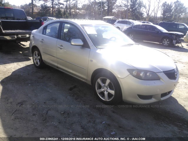 JM1BK12F741151489 - 2004 MAZDA 3 TAN photo 1