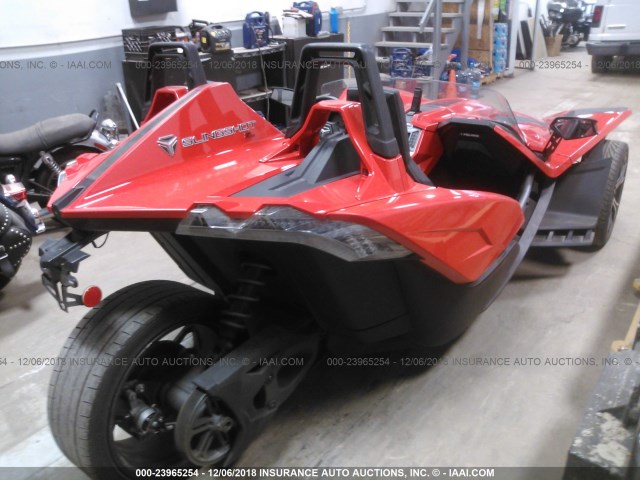 57XAAPFA1F5104333 - 2015 POLARIS SLINGSHOT SL RED photo 4