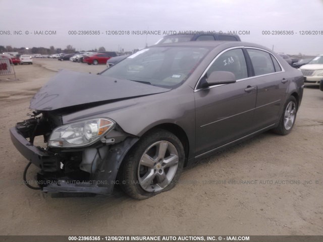 1G1ZD5E19BF222944 - 2011 CHEVROLET MALIBU 2LT TAN photo 2