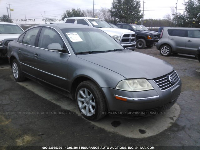 WVWPE63B44E302092 - 2004 VOLKSWAGEN PASSAT GLS TDI GRAY photo 1