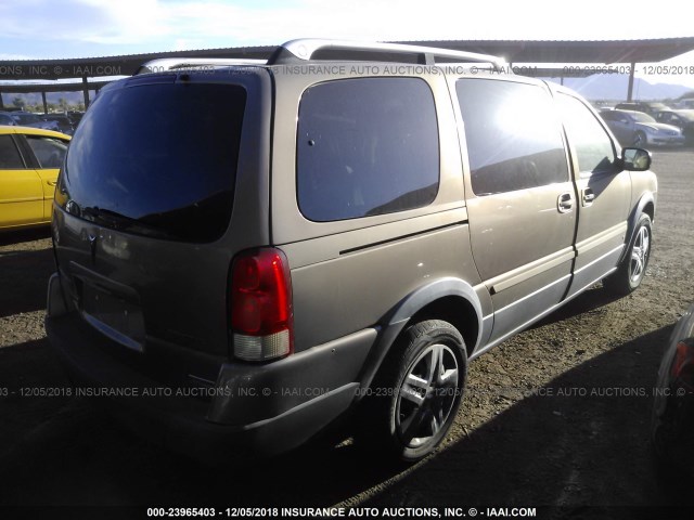 1GMDX33L46D238726 - 2006 PONTIAC MONTANA SV6 TAN photo 4