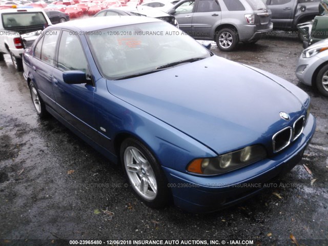 WBADN53461GC97654 - 2001 BMW 540 I BLUE photo 1