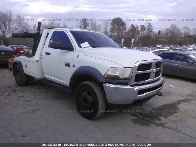 3C7WDKAL6CG139586 - 2012 DODGE RAM 4500 ST/SLT WHITE photo 1