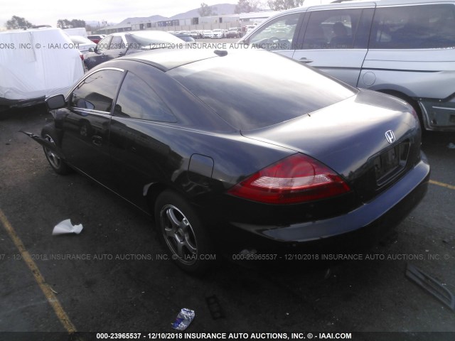 1HGCM82635A014737 - 2005 HONDA ACCORD BLACK photo 3