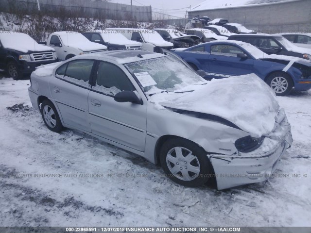 1G2NW52E64M649394 - 2004 PONTIAC GRAND AM GT SILVER photo 1