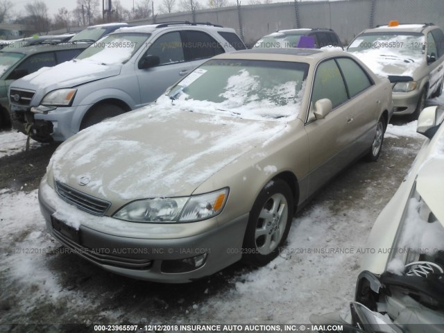 JT8BF28G810309283 - 2001 LEXUS ES 300 GOLD photo 2