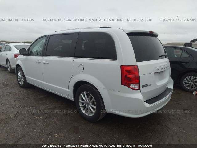 2C4RDGCGXJR240208 - 2018 DODGE GRAND CARAVAN  WHITE photo 3