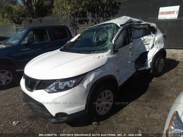 JN1BJ1CP6JW156405 - 2018 NISSAN ROGUE SPORT S/SV/SL WHITE photo 2