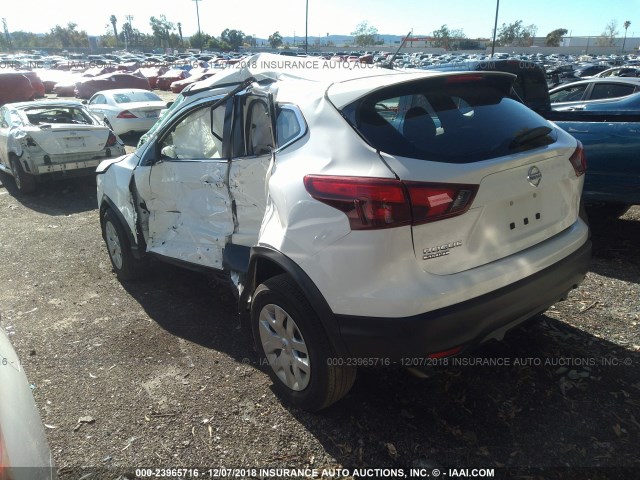 JN1BJ1CP6JW156405 - 2018 NISSAN ROGUE SPORT S/SV/SL WHITE photo 3