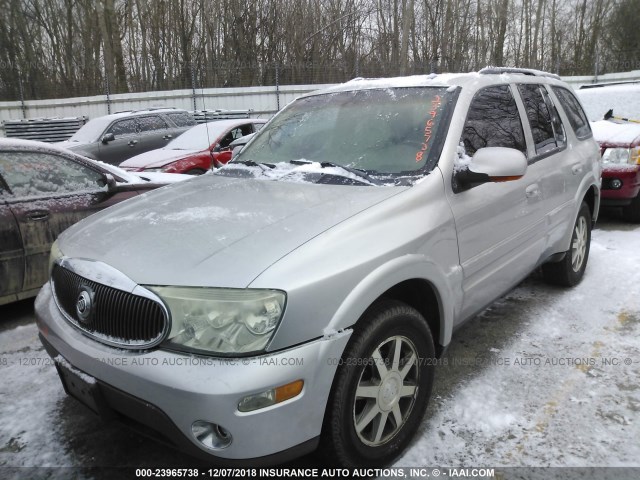 5GADT13S542356158 - 2004 BUICK RAINIER SILVER photo 2