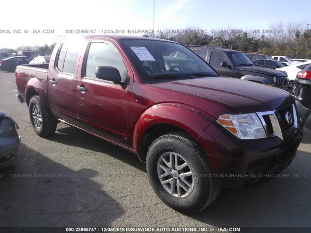 1N6AD0ER2FN765591 - 2015 NISSAN FRONTIER MAROON photo 1