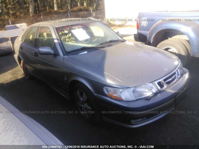 YS3DF58KX22023966 - 2002 SAAB 9-3 SE GRAY photo 1