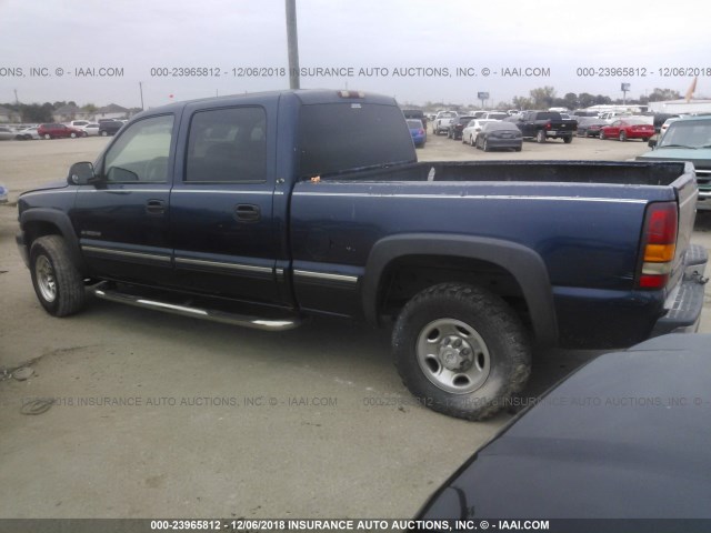 1GCGC13U01F174949 - 2001 CHEVROLET SILVERADO C1500 HEAVY DUTY BLUE photo 3