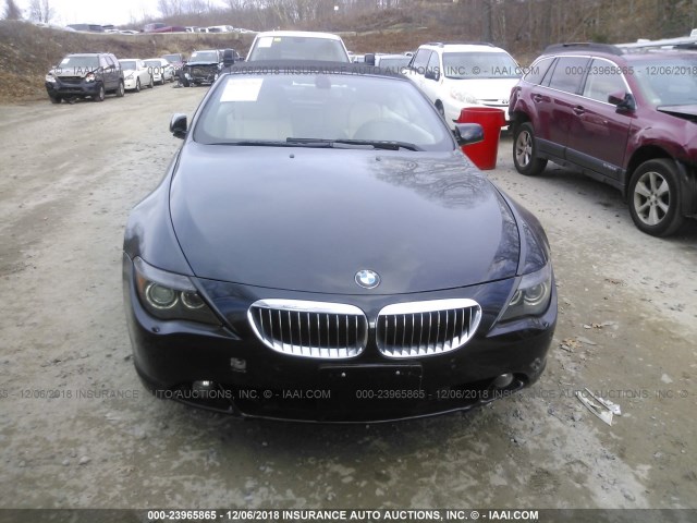 WBAEK13587CN80956 - 2007 BMW 650 BLACK photo 6