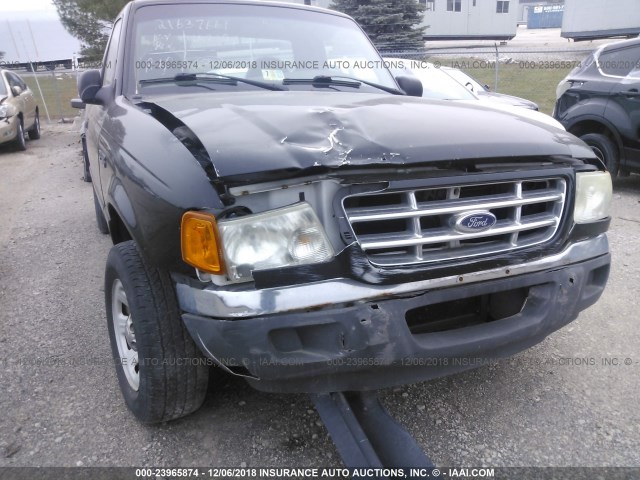 1FTYR10D22TA05039 - 2002 FORD RANGER BLACK photo 6