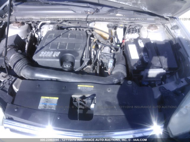 1G1ZU53876F187603 - 2006 CHEVROLET MALIBU LTZ SILVER photo 10