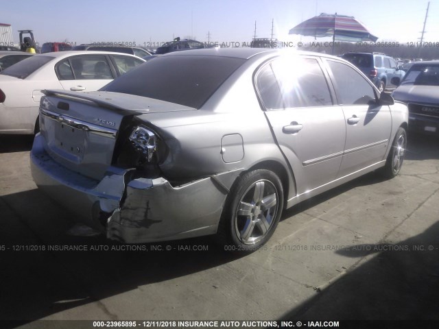 1G1ZU53876F187603 - 2006 CHEVROLET MALIBU LTZ SILVER photo 4