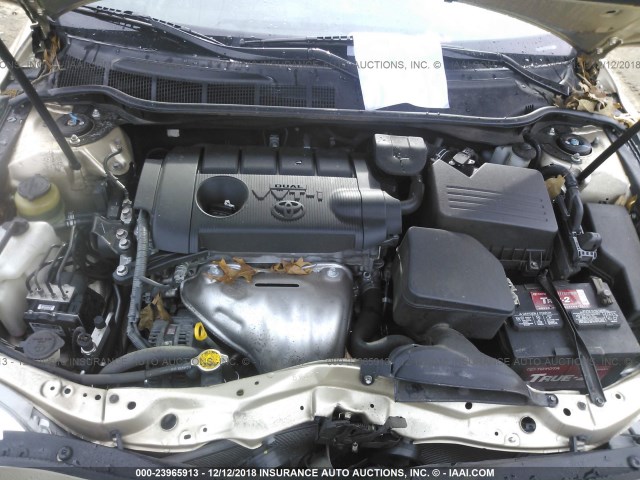 4T1BF3EK9BU652223 - 2011 TOYOTA CAMRY SE/LE/XLE 金色 照片 10