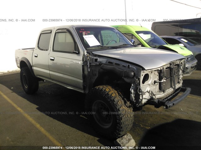 5TEGN92N83Z216339 - 2003 TOYOTA TACOMA DOUBLE CAB PRERUNNER SILVER photo 1