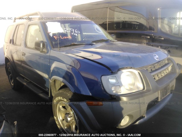 5N1MD28Y42C564596 - 2002 NISSAN XTERRA SE/SC BLUE photo 1