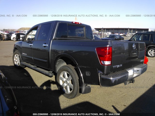 1N6AA07C79N309365 - 2009 NISSAN TITAN XE/SE/LE/PRO-4X GRAY photo 3