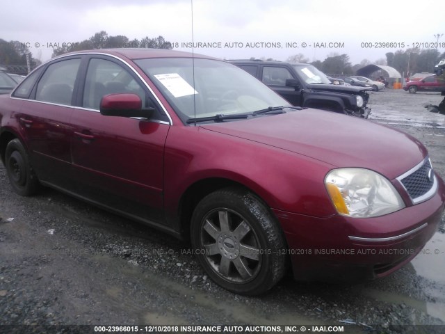 1FAHP26156G120991 - 2006 FORD FIVE HUNDRED SE BURGUNDY photo 1