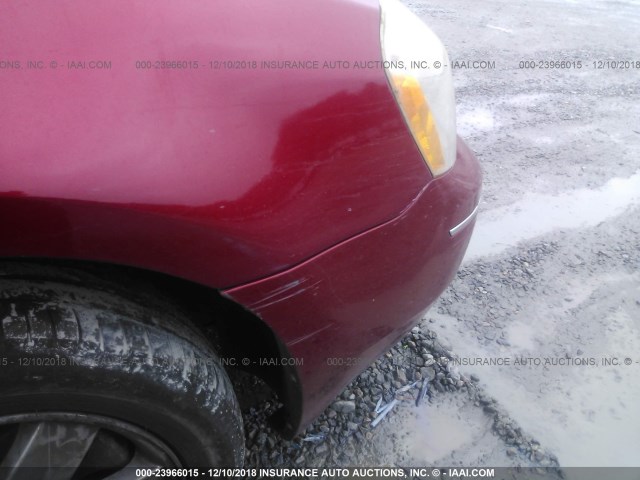 1FAHP26156G120991 - 2006 FORD FIVE HUNDRED SE BURGUNDY photo 6