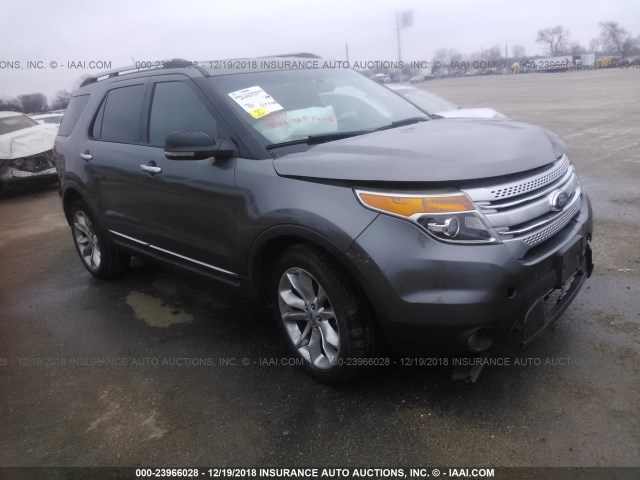 1FMHK7D82BGA21511 - 2011 FORD EXPLORER XLT GRAY photo 1