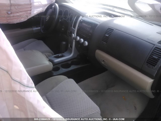 5TFRV54187X019454 - 2007 TOYOTA TUNDRA DOUBLE CAB SR5 MAROON photo 5
