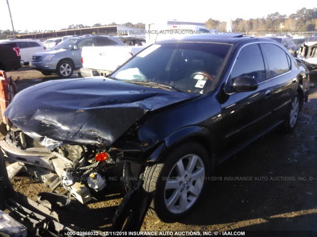 JN1DA31A82T314569 - 2002 NISSAN MAXIMA GLE/SE BLACK photo 2