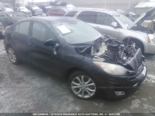 JM1BL1S53A1180942 - 2010 MAZDA 3 S BLACK photo 1