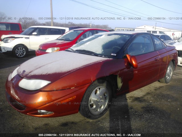 1G8ZY12762Z248066 - 2002 SATURN SC2 ORANGE photo 2