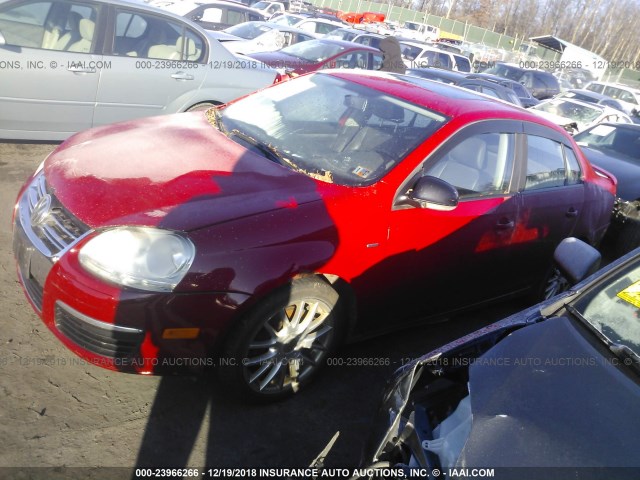 3VWRA71K98M167847 - 2008 VOLKSWAGEN JETTA WOLFSBURG 红色 照片 2