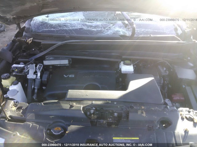 5N1DR2MM9HC633392 - 2017 NISSAN PATHFINDER S/SV/SL/PLATINUM GRAY photo 10