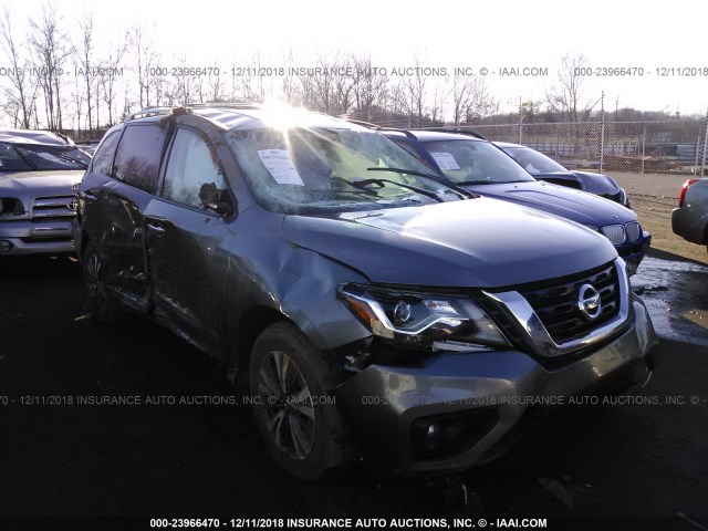 5N1DR2MM9HC633392 - 2017 NISSAN PATHFINDER S/SV/SL/PLATINUM GRAY photo 6