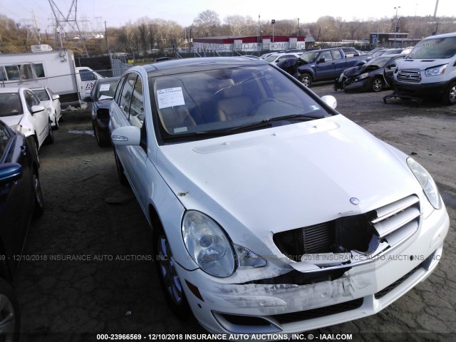 4JGCB22E47A050637 - 2007 MERCEDES-BENZ R 320 CDI WHITE photo 1